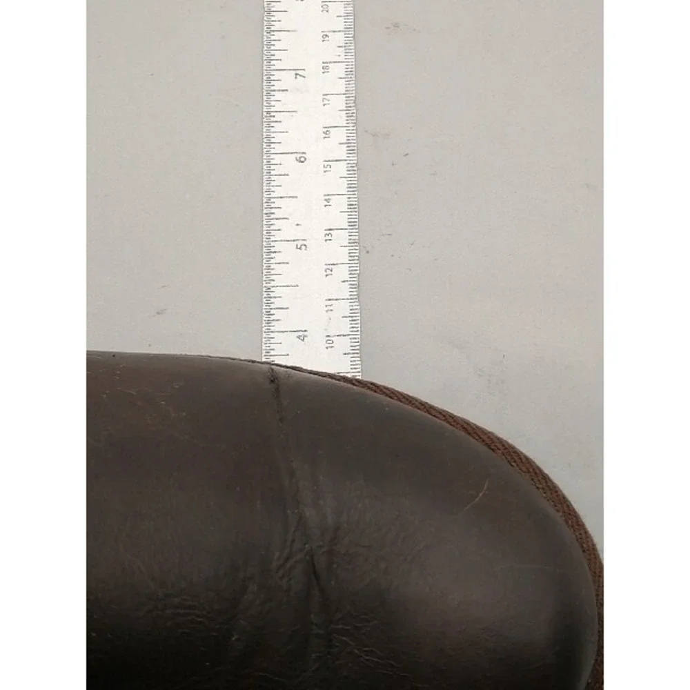 Airwalk Boots Womens Brown 6 Snow Winter Shoes Leather Sherpa Lined 134617